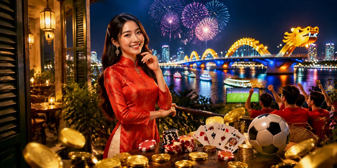 Không khí chơi bài và cá cược sôi động mang nét văn hóa áo dài Đà Nẵng