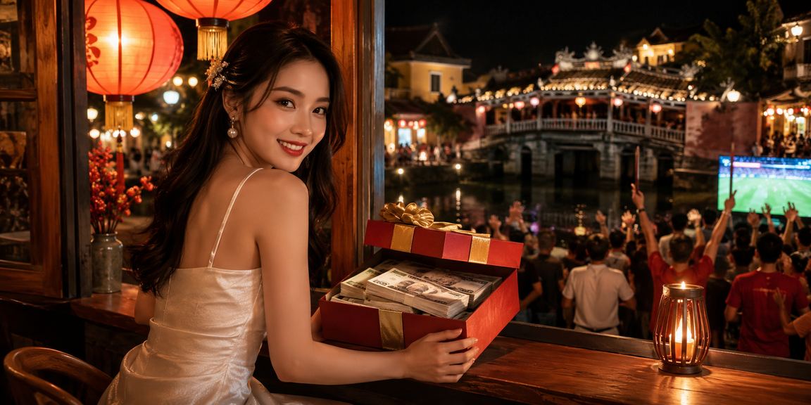 Không khí cá cược và casino nhẹ nhàng tại quán cà phê phố cổ Hội An
