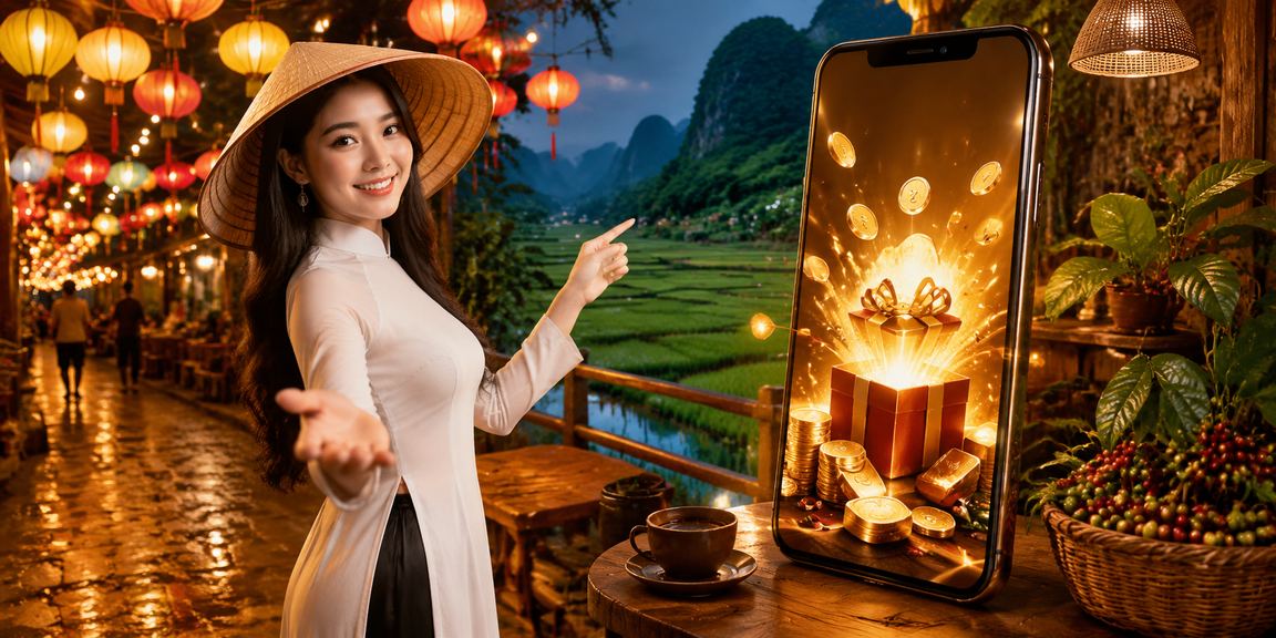 Người dùng nạp tiền và xem kèo tại quán nước Ninh Bình