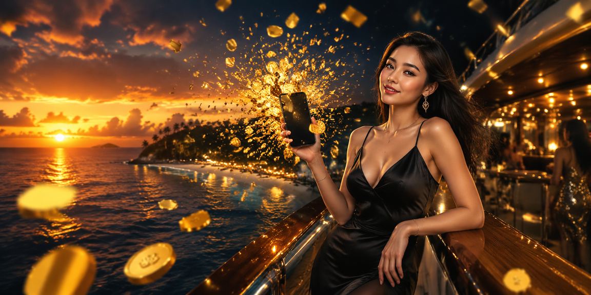 Người chơi trải nghiệm casino di động tại bãi biển Phú Quốc