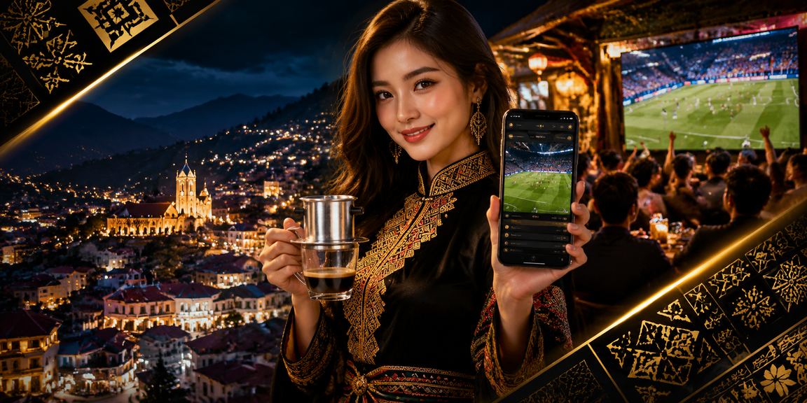 Người hâm mộ xem bóng đá và đặt kèo tại quán cà phê Sa Pa
